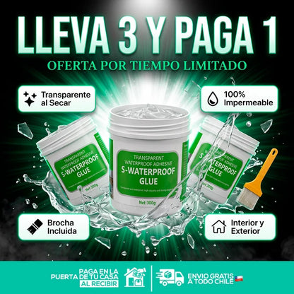 IMPERFIX™ | Pack 3 Selladores Impermeables Transparentes + Brocha