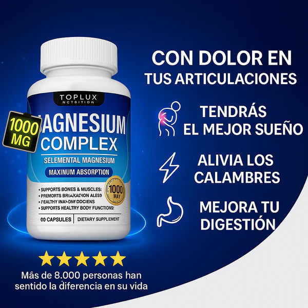 MAGNESIO COMPLEX 8 EN 1💪💪