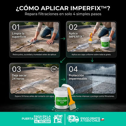 IMPERFIX™ | Pack 3 Selladores Impermeables Transparentes + Brocha