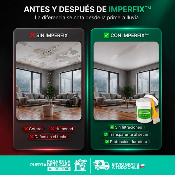 IMPERFIX™ | Pack 3 Selladores Impermeables Transparentes + Brocha
