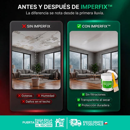 IMPERFIX™ | Pack 3 Selladores Impermeables Transparentes + Brocha